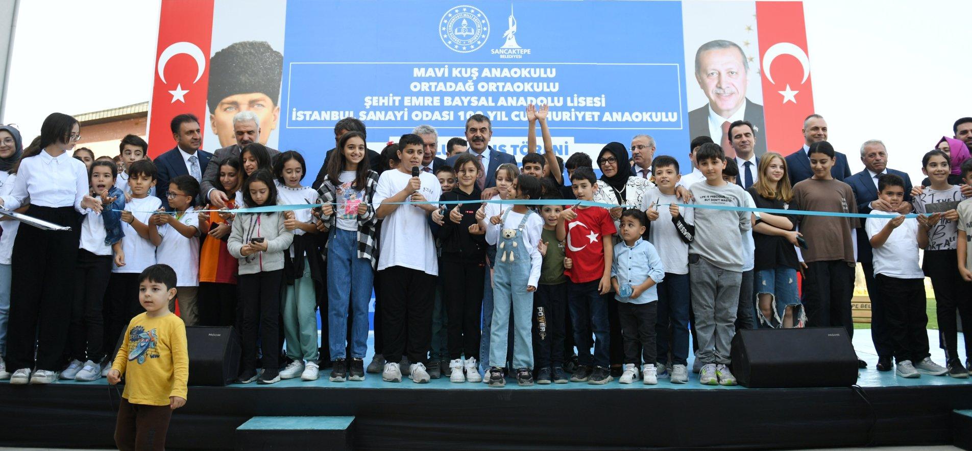 BAKAN TEKİN, İSTANBUL SANCAKTEPE'DE YAPIMI TAMAMLANAN OKULLARIN TOPLU AÇILIŞINI GERÇEKLEŞTİRDİ